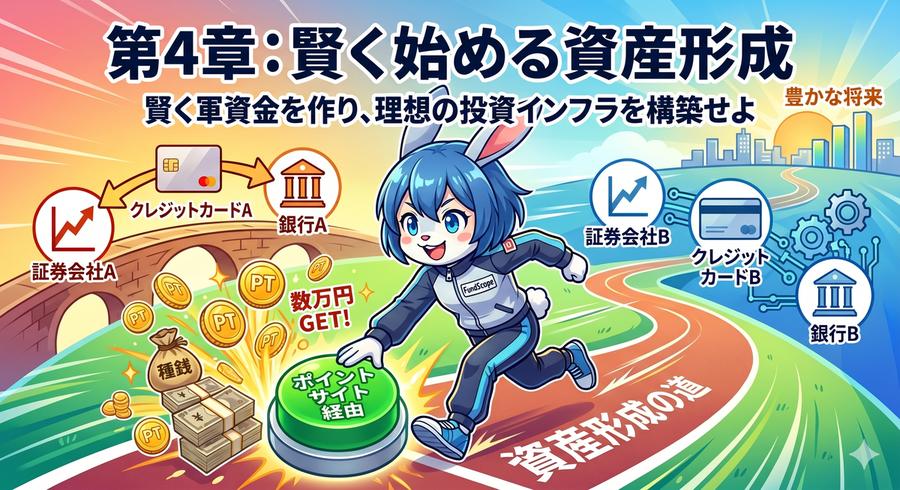 【第4巻】賢くスタートダッシュ（お得に種銭を作る）