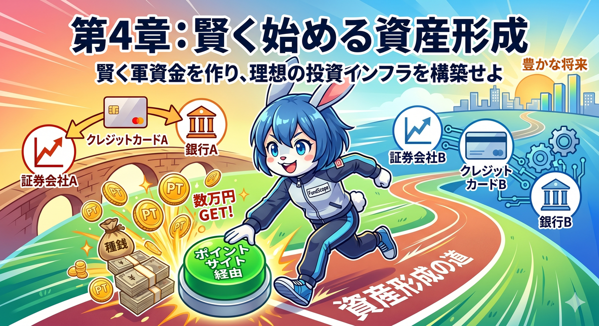 【第4巻】賢くスタートダッシュ（お得に種銭を作る）